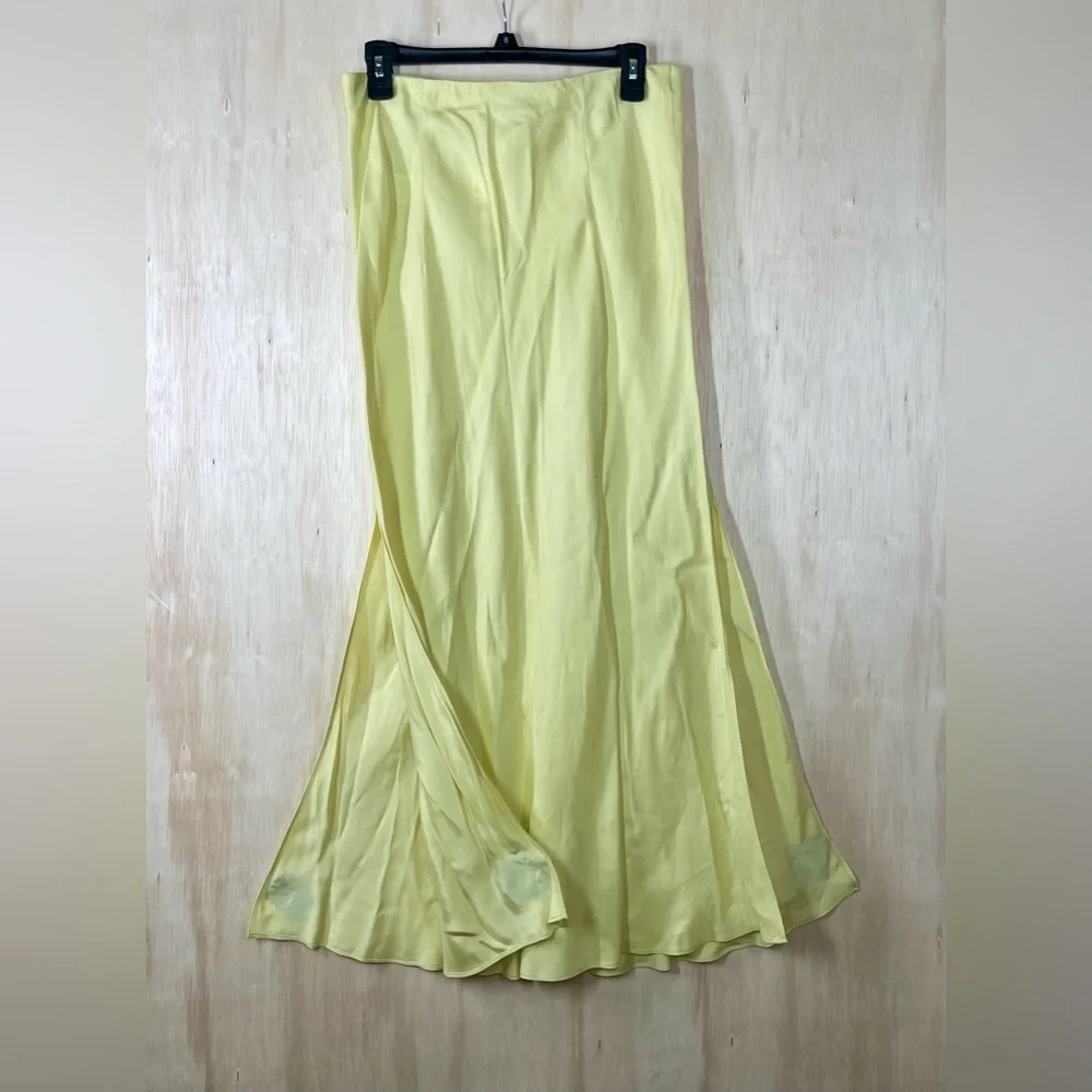 New ~ J. Crew Cupro-blend Flared Slip Skirt Size M